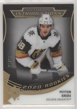 2020-21 Ultimate Collection Introductions Onyx Black 5/25 Peyton Krebs #UI-9 um0