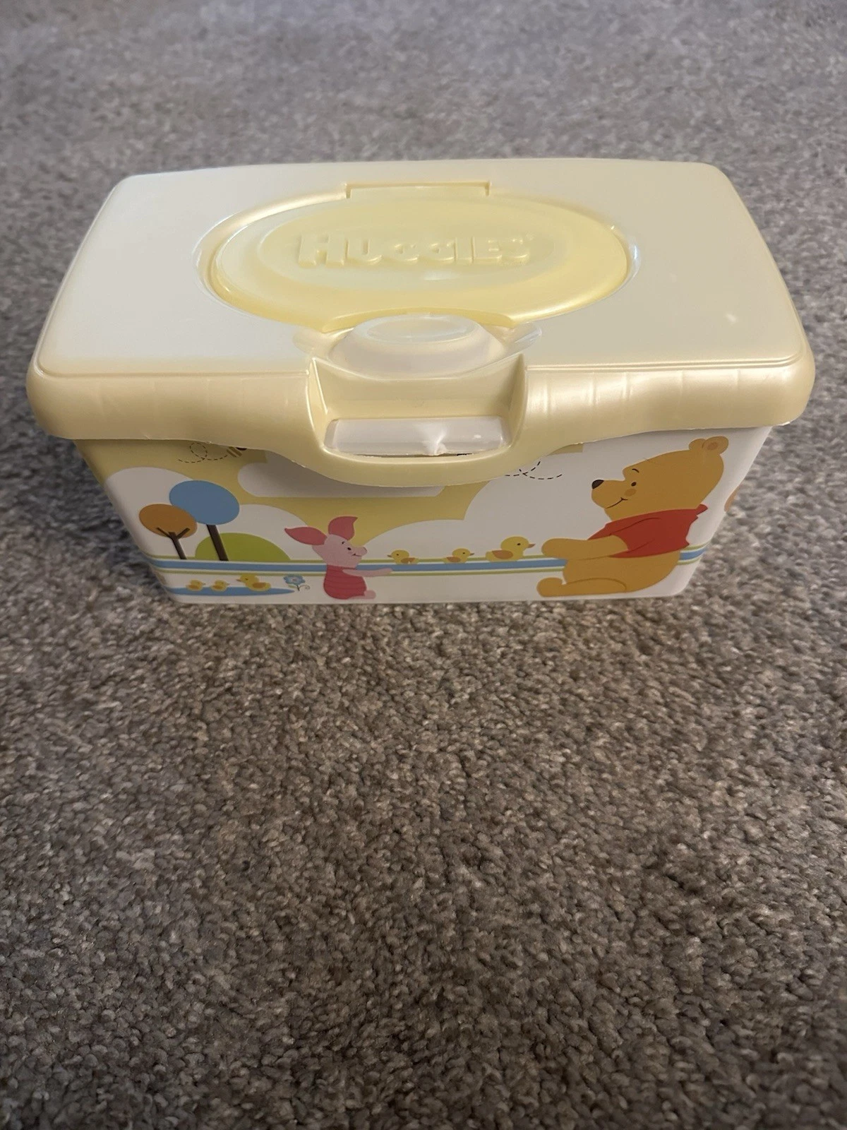 Huggies EMPTY Baby Wipes Disney Winnie Pooh Piglet 2009 Dispenser Container Rare
Opens in a new wind