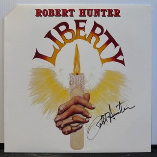 AUTOGRAFIADO VINILO ROBERT HUNTER (letra de Grateful Dead) "Liberty" LP RRLP 2029