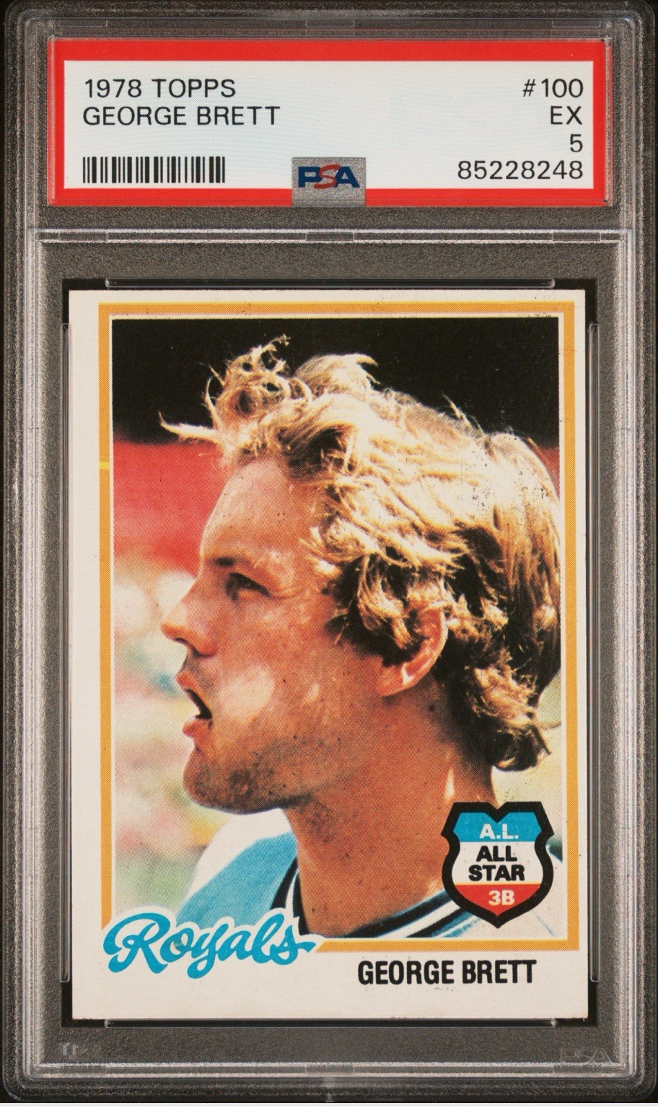 1978 Topps George Brett #100 PSA 5 Excellent HOF Kansas City Royals