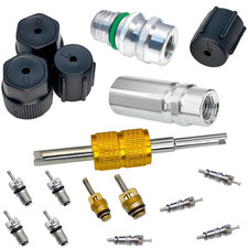 Air Conditioning Valve Core Kit  Cap  A/C System  Seal Kits
