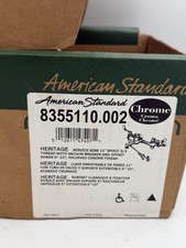 American Standard 8355110.002 Heritage Service Sink Faucet Chrome Wall Mount