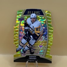 2019/20 Allure Hockey # 36 Sidney Crosby Yellow Taxi Die Cut