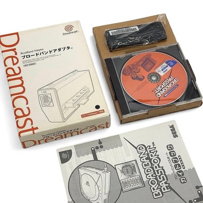 Dreamcast Breitbandadapter schwarz HIT-0401 Japan getestet funktioniert