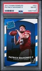 2017 Panini Donruss Patrick Mahomes II Rated Rookie PSA 8