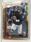 2025 Topps Chrome Bears Caleb Williams Auto Gold Wave Refractor /50 ICEMAN BEARS