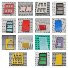 LEGO Diverse Fenster Türen Wall Door Windows...