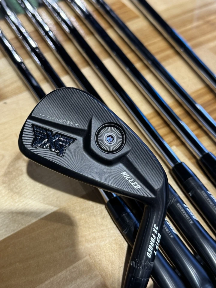 pxg milled tungsten 0317 t iron set 4 iron thru g wedge with kbs 120 s steel sha - Image 3 of 4