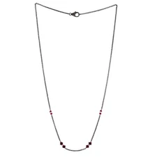 Handmade Black Onyx Ruby Moonstone Diamond Boho Chic Layering Jewelry Gift