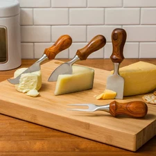 Rockler Four-Piece Cheese Knife Turning Kit