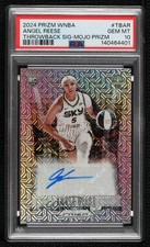 2024 Prizm WNBA Throwback Signatures Mojo 18/25 Angel Reese PSA 10 Auto 0p92