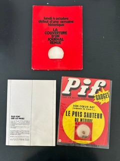 rarissime VAILLANT PIF GADGET dossier de presse POIS SAUTEUR DU MEXIQUE L62