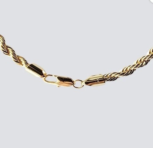 14kt Gold Chain Necklace Elegant Necklace with Cross Pendant for men and women. - Picture 4 of 5