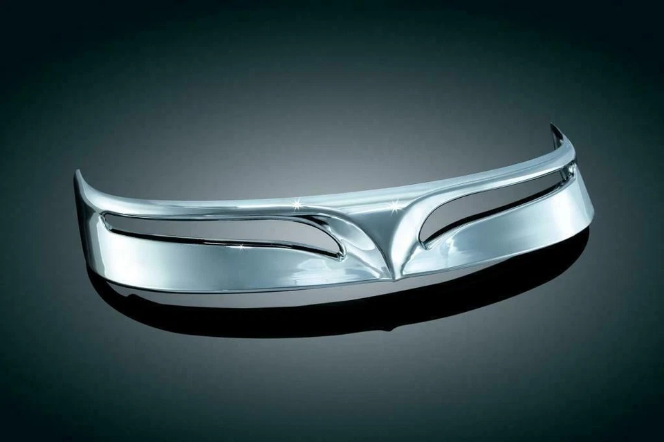 Kuryakyn Chrome Front Fender Tip Leading Edge Fits FXST XL Dyna Models 9012 - Image 2 of 2