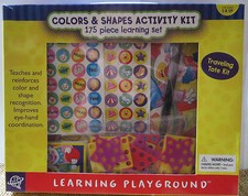 Learning Playground - Colors  Shapes Activity Kit - 175 Piece Learning Set