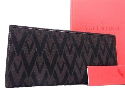 Valentino Compact Card Case Brown y2k | eBay