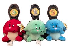 Neopet McDonald's Kacheek Red Green Blue Plushies Original Tags 2005 Petpets