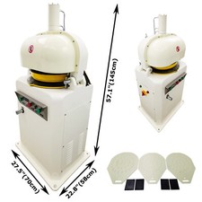 110V Commercial 36 PCS Dough Cutting and Rolling Machine Divider 0.7oz-2.5oz