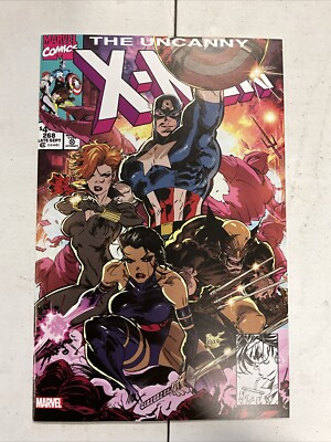 UNCANNY X-MEN #268 FACSIMILE EDITION KAARE ANDREWS EXCLUSIVE VARIANT COMIC 1990