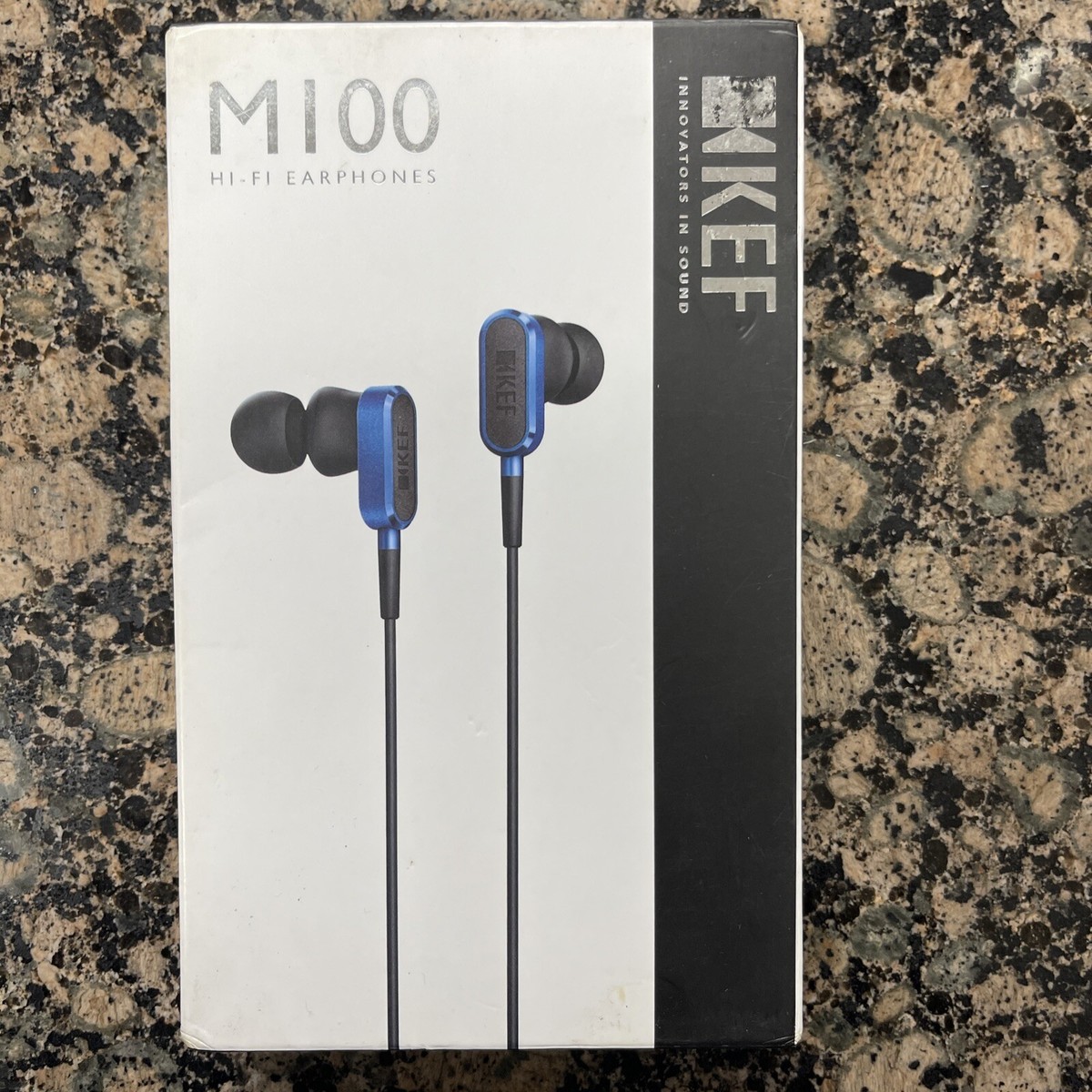 Hi Fi Kef Earphones KEF M200 Aluminum Wired Earbudsw /Earpiece To