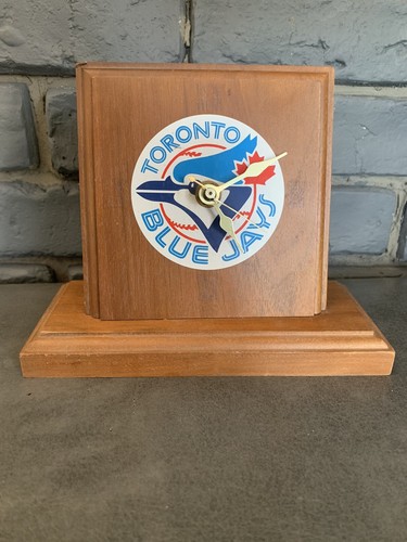 Toronto Blue Jays Baseball Wooden Clock EGO Trophies Vintage Sports Time  - Bild 3 von 8