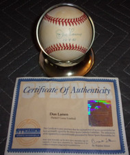 Don Larson  10-8-56  Perfect Game Ball ~ STEINER ~ New York Yankees World Series
