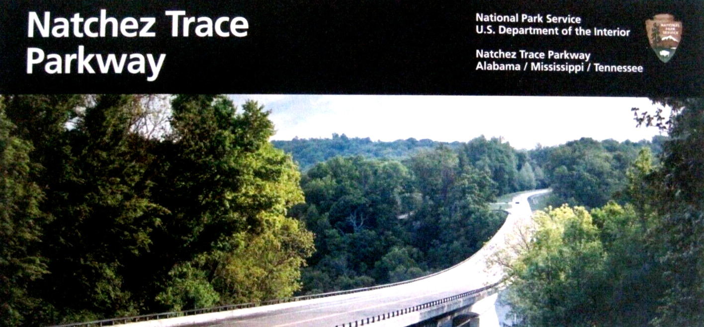 Natchez Trace Parkway National Park Service Unigrid Brochure Map