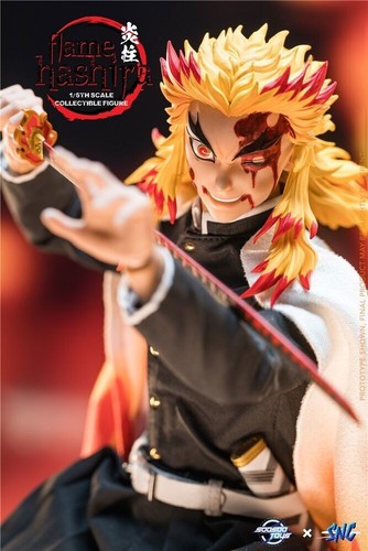 SOOSOOTOYS SNC SC-001 Demon Slayer 1/6 Rengoku Kyoujurou Male Action Figure Toy - Picture 17 of 21