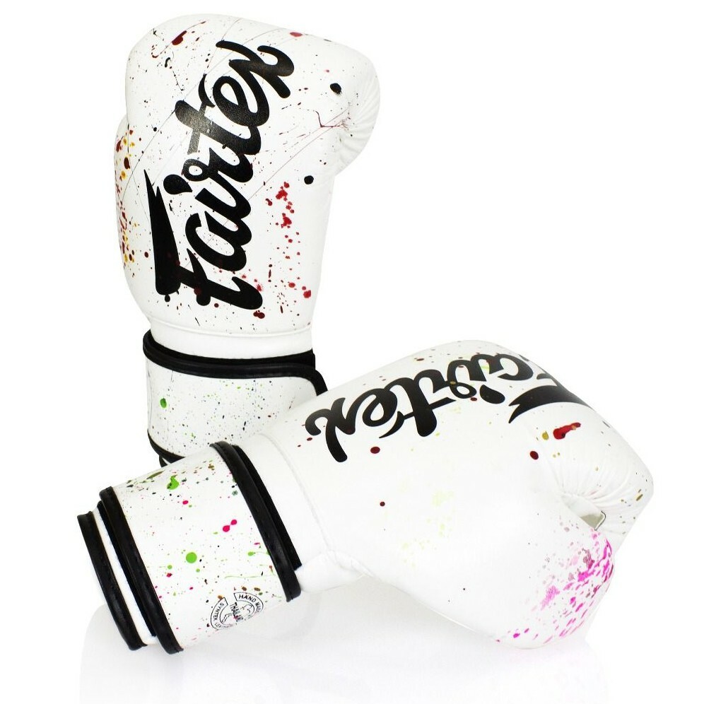 【新品】Fairtex グローブ BGV14 12oz Paint White Fairtex BGV14 Gloves White – Warrior Fight Store