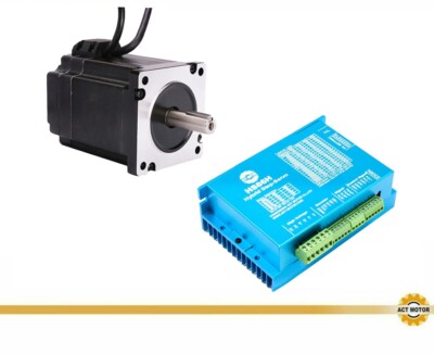 Closed Loop NEMA34 Stepper Motor 6A 1062 oz.in  Encoder&Servo Driver 34SSM9460