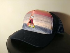 Spongebob Squarepants Tropical Floral Patrick Star Snapback Hat