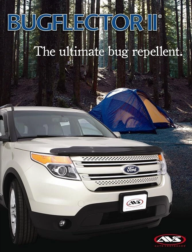 Bugflector II / Hood Shield 适用于 2004 - 2012 年福特 Ranger - 高调 - 烟雾 — 第 4/4 张图片