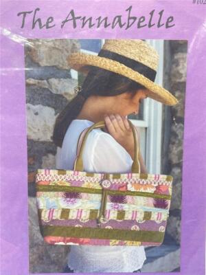 PURSE STRINGS - Sewing Pattern - THE ANNABELLE - 7.5'' x 14.75''  A Scrappy Bag