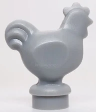 Lego Light Bluish Gray Chicken Narrow Base Farm Animal