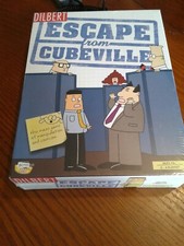 Dilbert Escape from Cubeville Board Game Fun Strategy Game 2