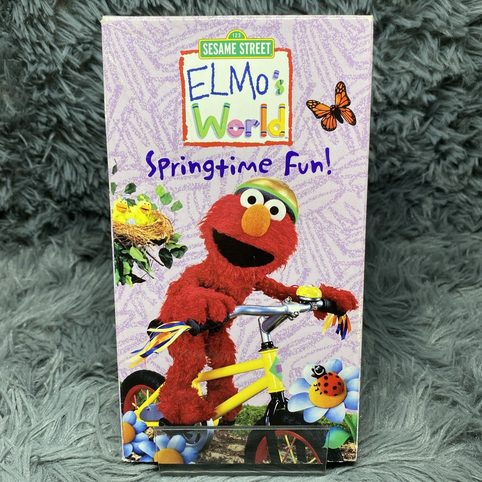 Elmo’s World Springtime Fun VHS Tape 2002 Sesame Street Jim Henson ...