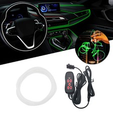 Car Interior RGB LED Neon Wire String Strip Atmosphere Light Kit Seat Ambient 4M