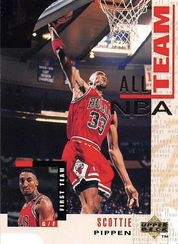 NBA 1993-94 Upper Deck All NBA Team Scottie Pippen Chicago Bulls Card No 11