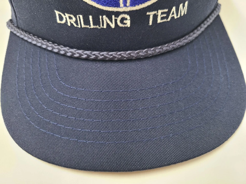 De colección Amoco Equipo de Perforación Randy Smith Escuela YoungAn Cuerda Snapback Sombrero Gorra Aceite Foto 3 de 4