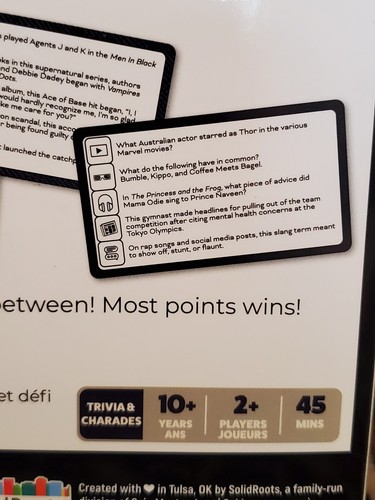 Mind The Gap Good To Go Trivia Charades Game Boomer GenX Millennial GenZ NEW - Picture 3 of 5