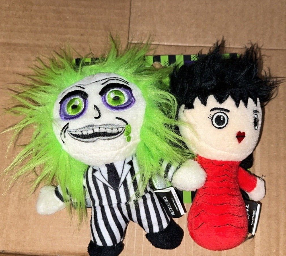 Beetlejuice and Lydia PACK Plush Figure Dog Toys 6