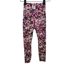 Athleta Transcend Stash Leggings Elysian Floral Pink 533673 Women's Size XS