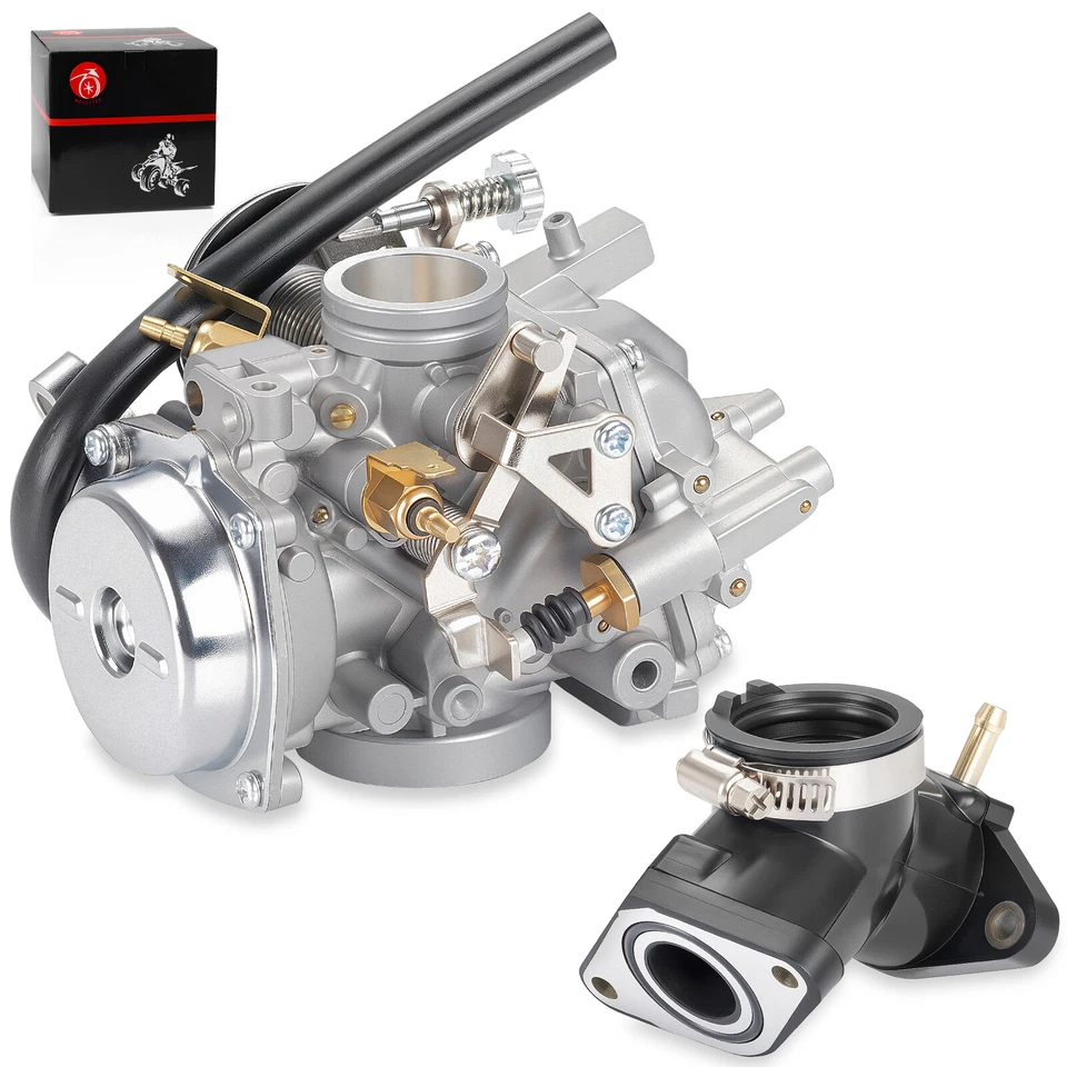 Carburetor Carb & Intake Manifold for Yamaha Route 66 Virago V-star 250 XV250 - Image 3 of 4