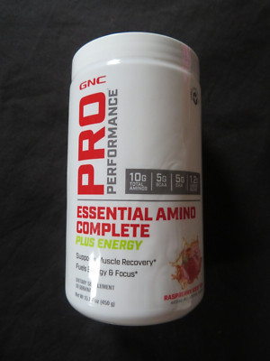GNC Pro Performance Essential Amino Complete Plus Energy 15.87 Oz 30 Servings
