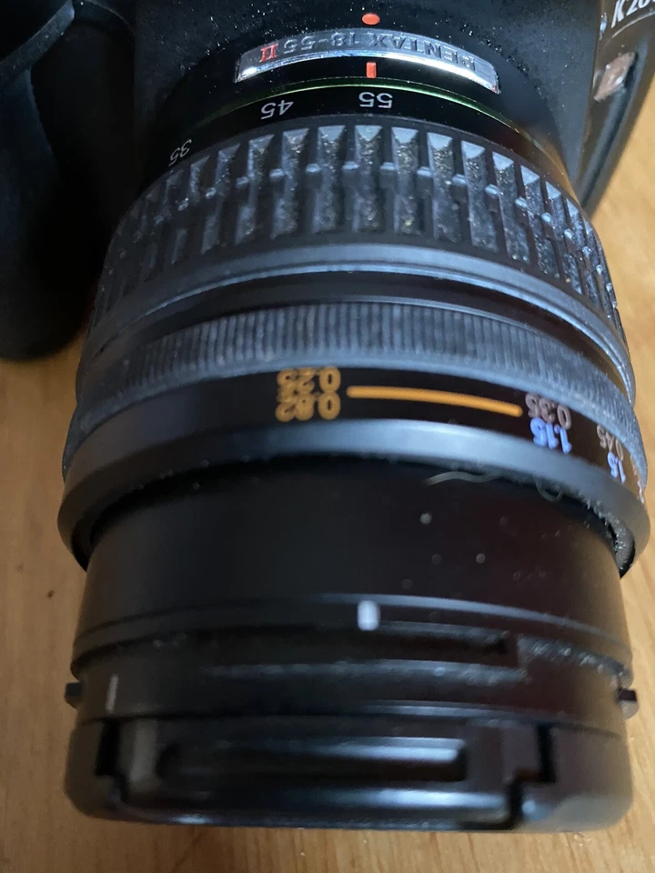 Kit de lentes para cámara réflex digital de lente única Pentax K200D (K200D + Da18-55Ii) Foto 2 de 4