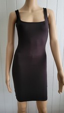 Black Mini Dress Sleeveless  Polyester Spandex Stretchy Soft size XS