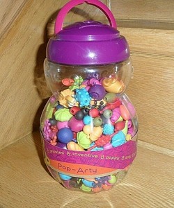 pop arty beads