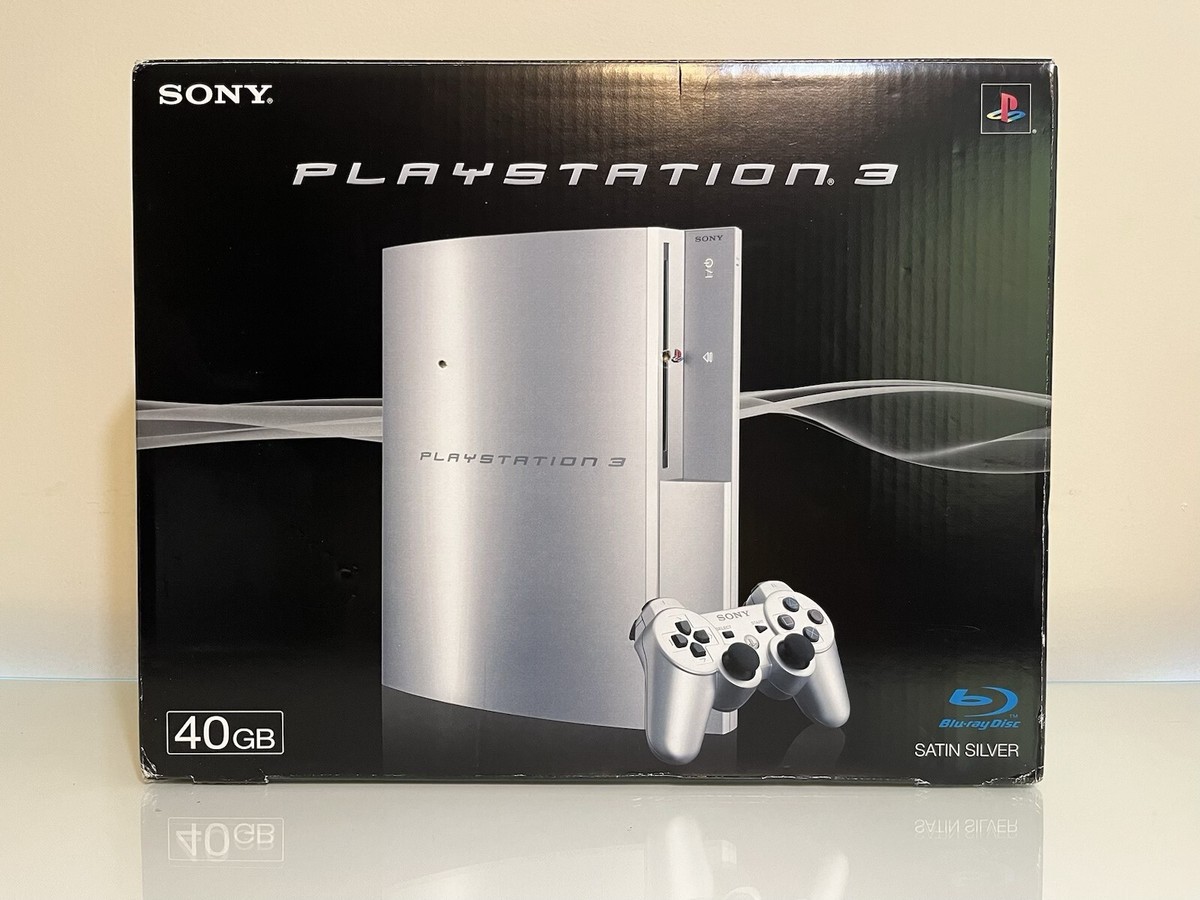 ps3旧型40GB Sony PlayStation 3 Launch Edition 40GB Satin Silver Console