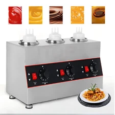 1-4 Pump Commercial Electric Sauce Warmer Cheese Sauce Warmer, Hot Fudge Warmer