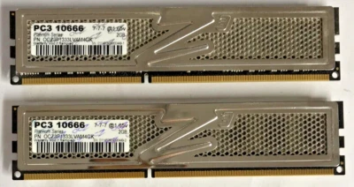 OCZ Platinum Series 4GB (2x2GB) DDR3 OCZ3P1333JVAM4GK PC3 10666 1.65v #R2102 - Bild 1 von 2